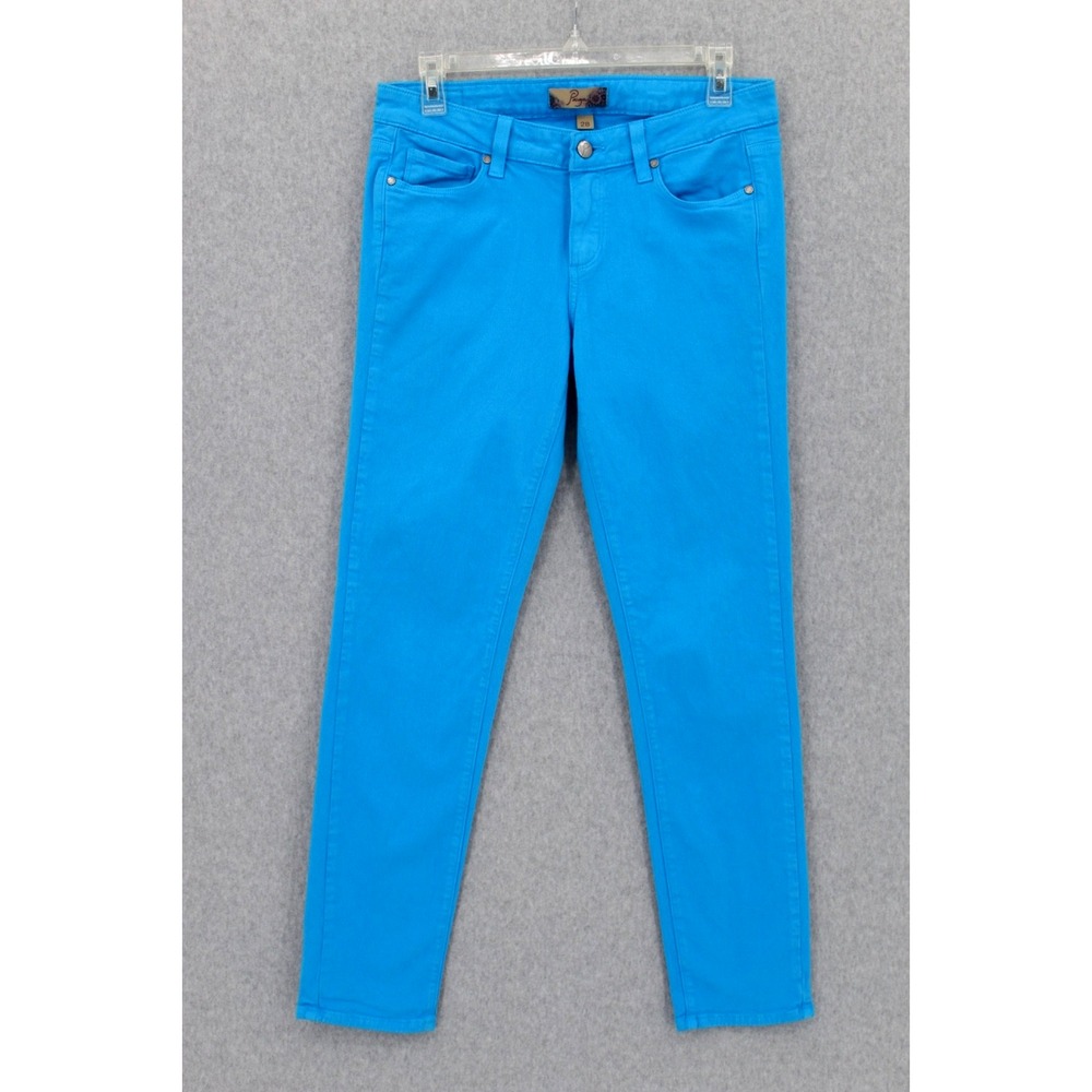 PAIGE Peg Skinny Jeans Womens 28 Stretch‎ Cotton Parasol Wash Ankle Low Rise